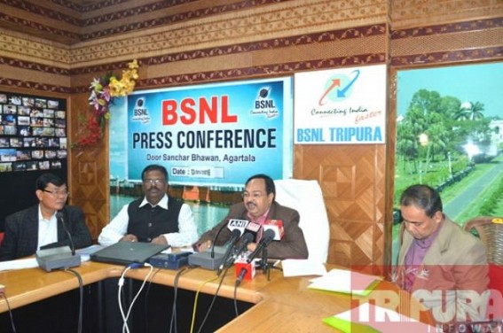 BSNL held press meet, Internet Bandwidth to be inaugurated by February 